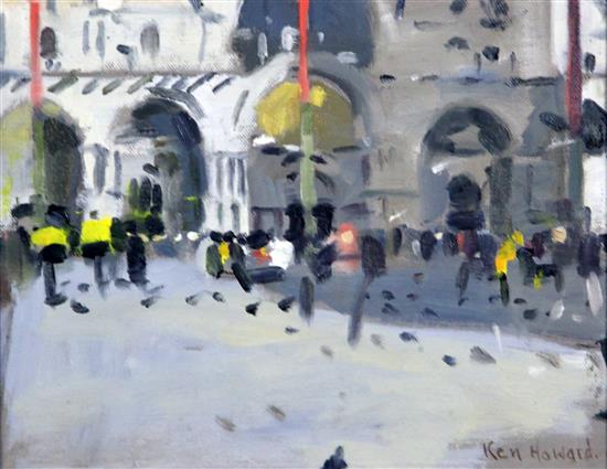 § Ken Howard (1932-) San Marco, Venice, 2010 7.5 x 9.5in.